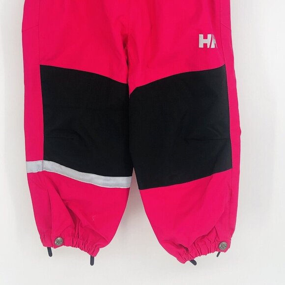 Helly Hansen Snow Pants Girls 86/1 Year 12 Months Pink Waterproof Boot Straps - Picture 4 of 10